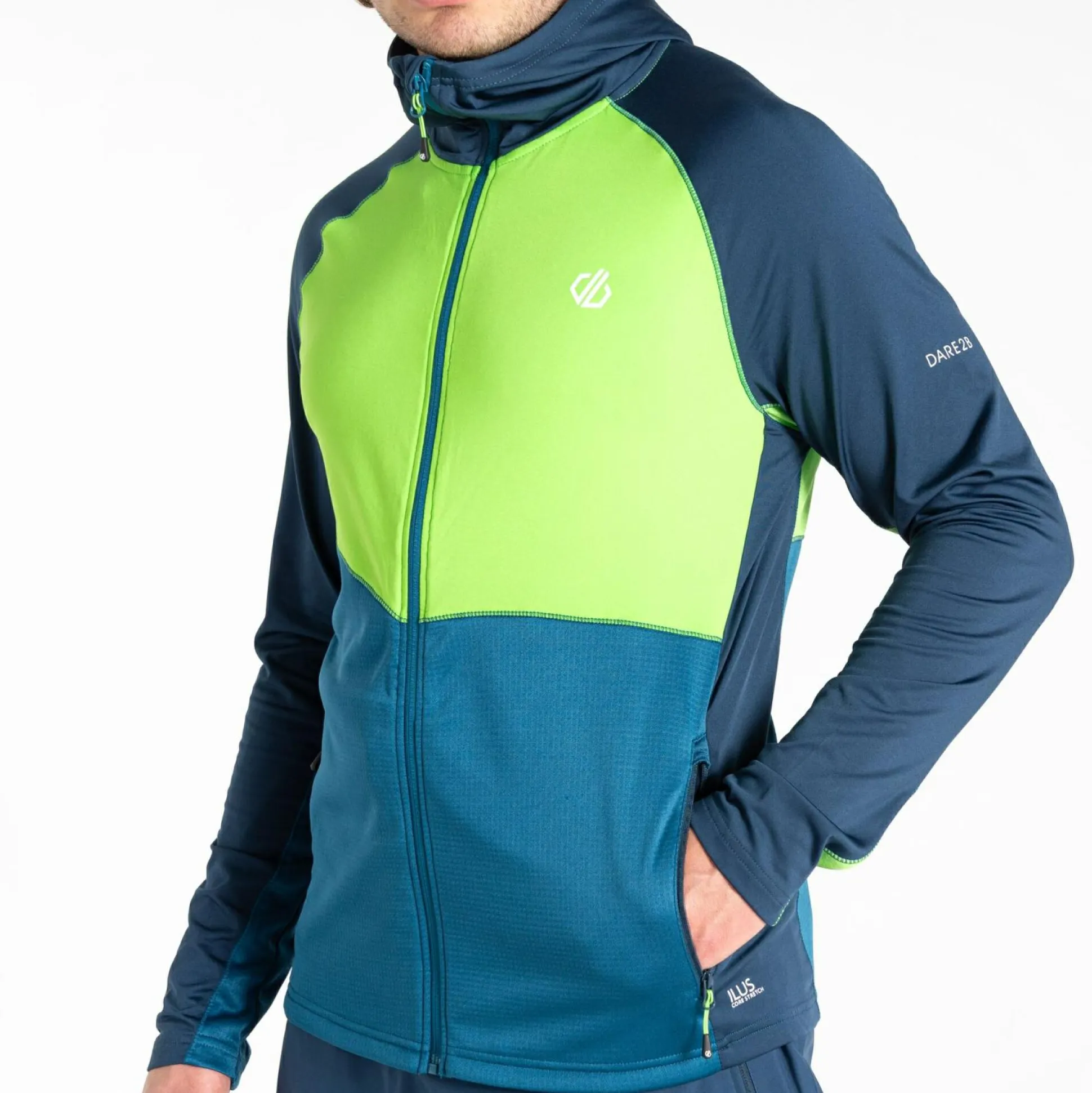 Dare 2b - Men's Assimilate II Core Stretch Midlayer | Moonlight Denim Green