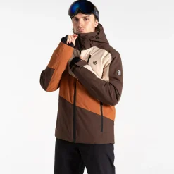 Dare 2b - Men's Baseplate II Ski Jacket | Mocha Brown Orange