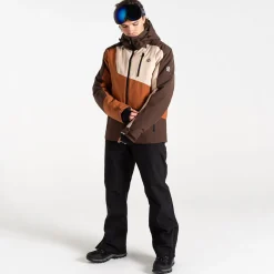 Dare 2b - Men's Baseplate II Ski Jacket | Mocha Brown Orange