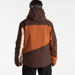 Dare 2b - Men's Baseplate II Ski Jacket | Mocha Brown Orange