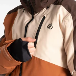 Dare 2b - Men's Baseplate II Ski Jacket | Mocha Brown Orange