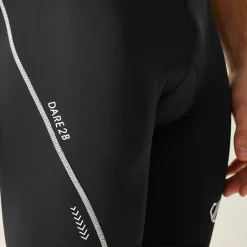 Dare 2b - Men's Bold Reflective Cycling Shorts | Black & White