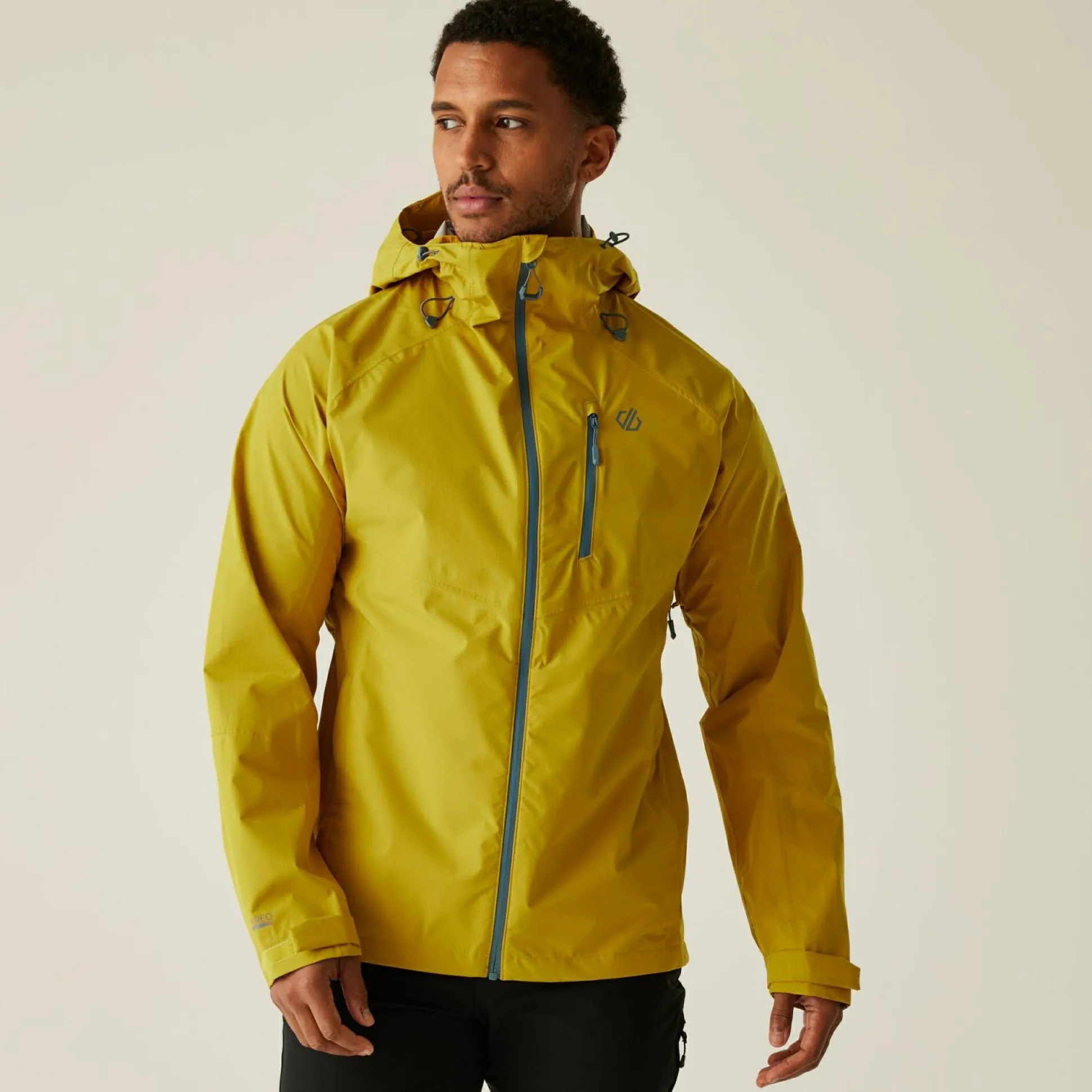 Dare 2b - Men's Breathe Out Waterproof Jacket | Yellow Gold