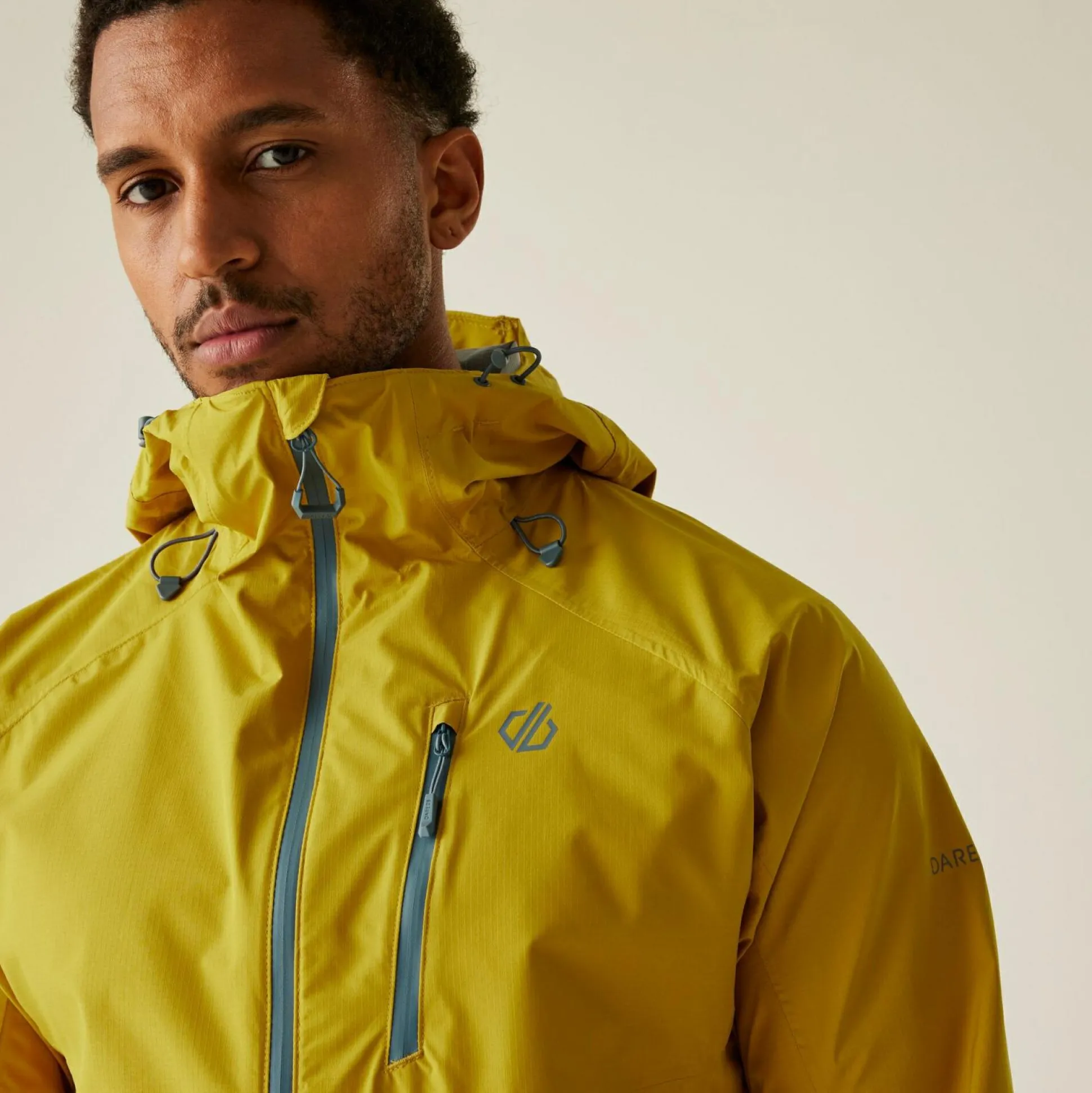 Dare 2b - Men's Breathe Out Waterproof Jacket | Yellow Gold