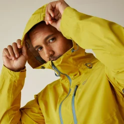 Dare 2b - Men's Breathe Out Waterproof Jacket | Yellow Gold