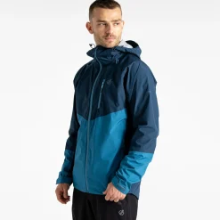 Dare 2b - Men's Breathe Out Waterproof Jacket | Bluesteel