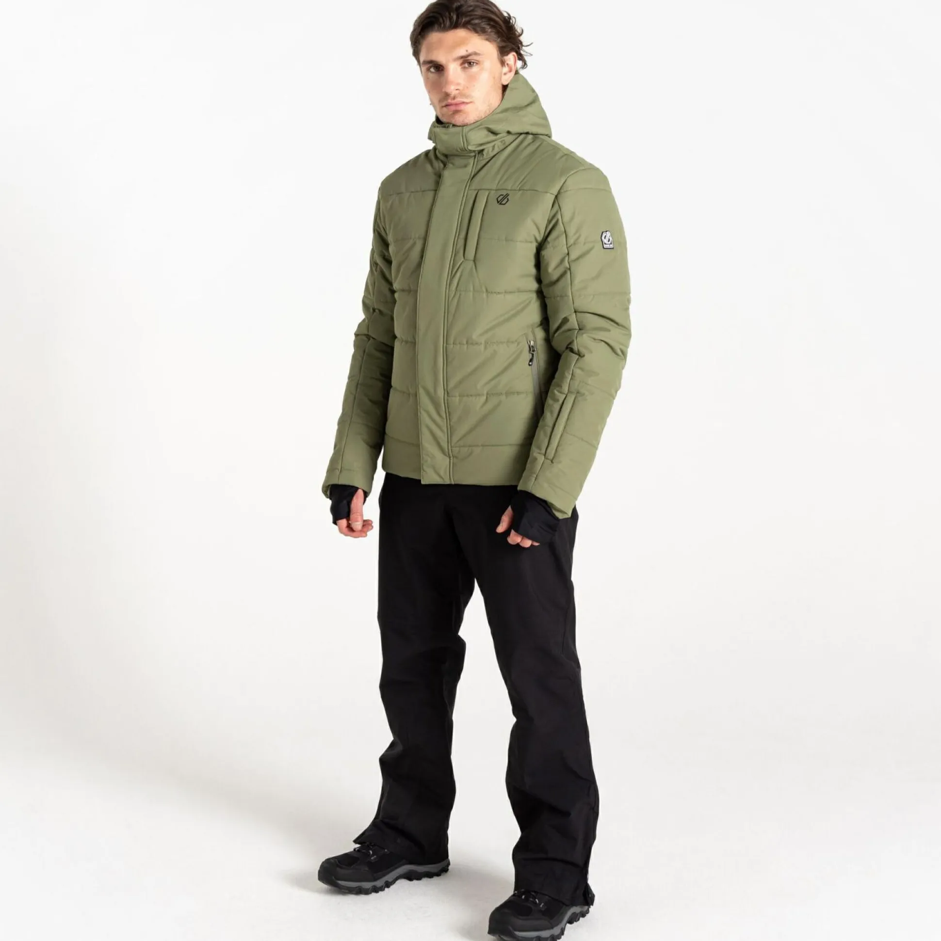 Dare 2b - Men's Camber Baffled Ski Jacket | Olivine Green