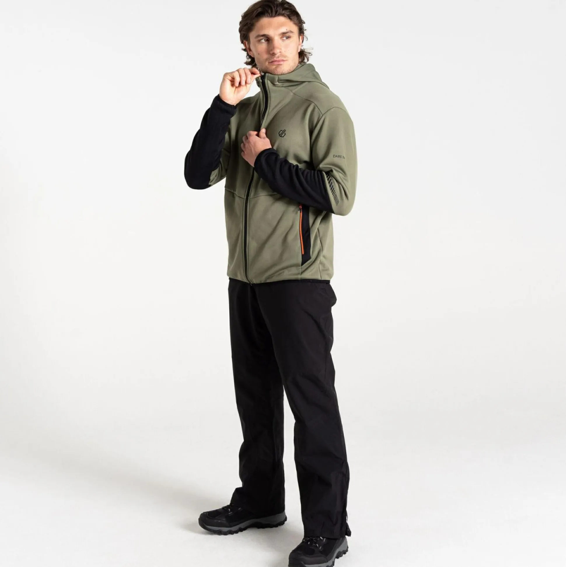 Dare 2b - Men's Camber Core Stretch Midlayer | Olivine Green