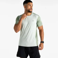 Dare 2b - Men's Discernible III T-Shirt | Aqua Grey & Hedge Green
