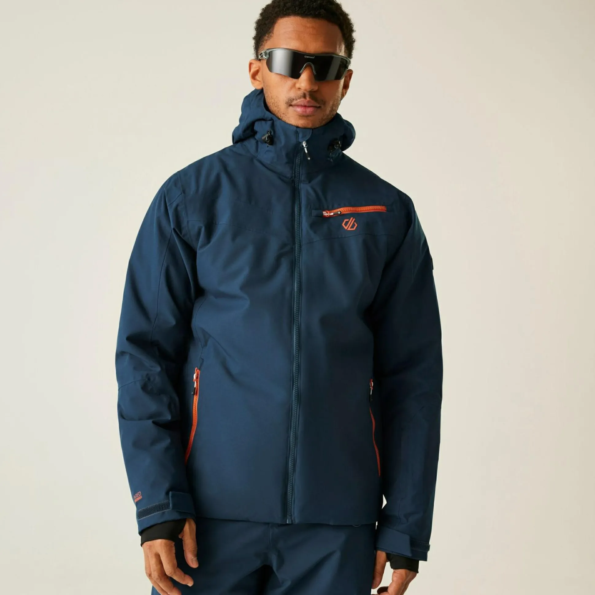 Dare 2b - Men's Eagle II Ski Jacket | Moonlight Denim Orange