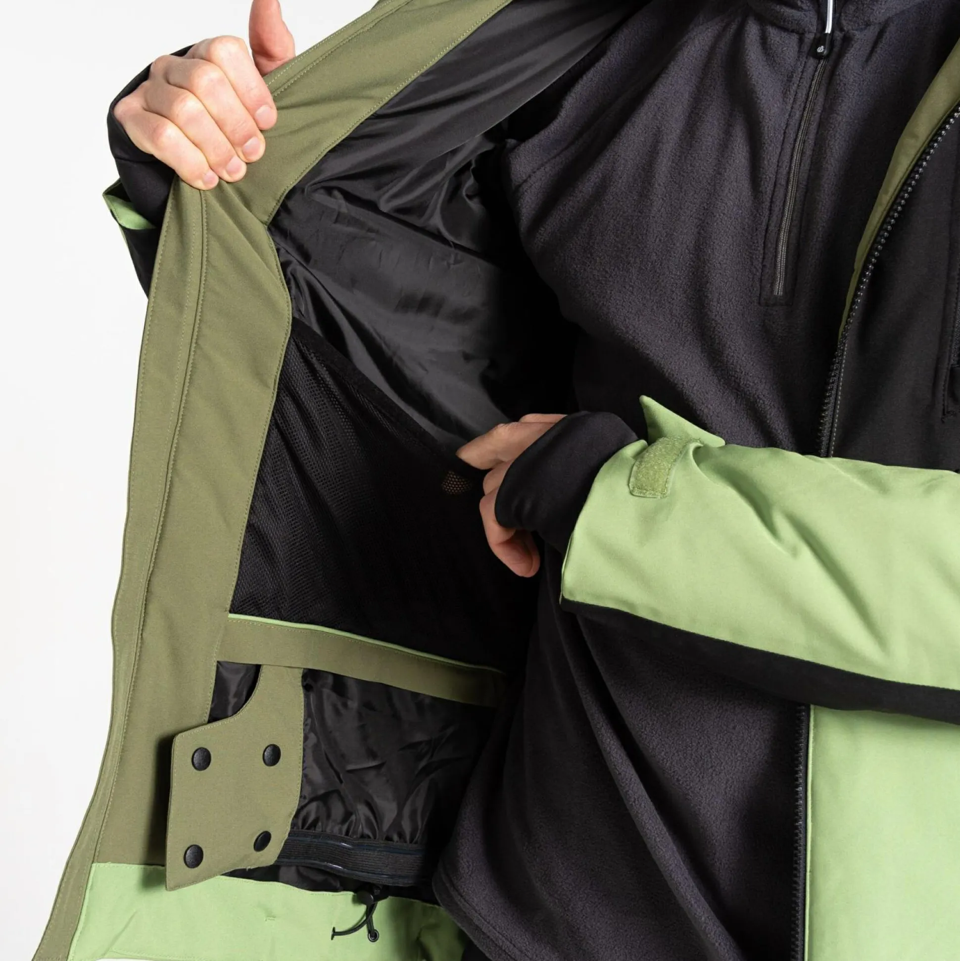 Dare 2b - Men's Edge II Ski Jacket | Olivine Green Black