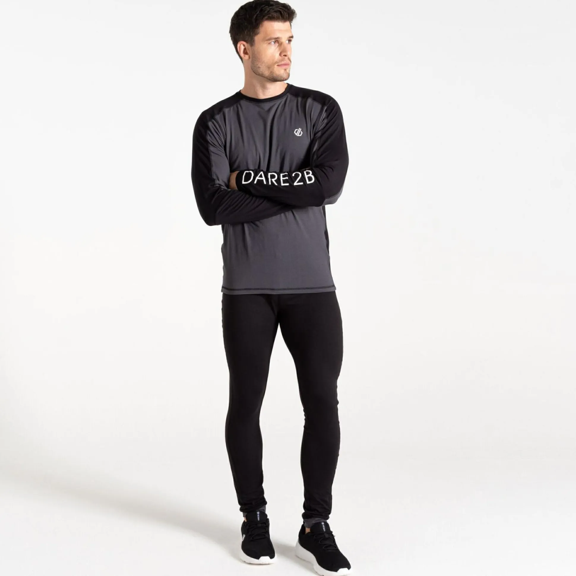 Dare 2b - Men's Exchange Base Layer Legging | Black Grey