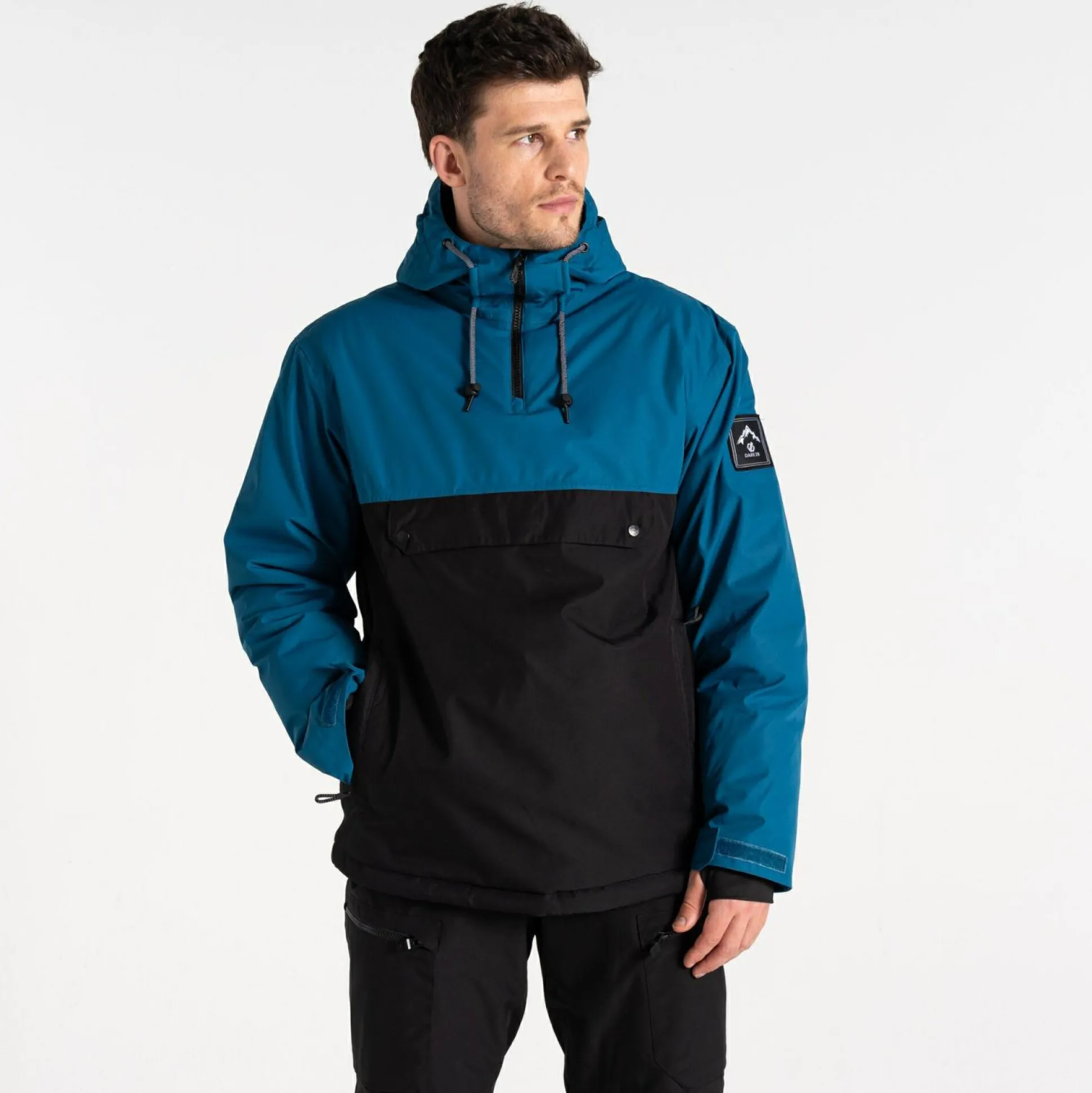 Dare 2b - Men's Freeride Overhead Ski Jacket | Kingfisher Blue Black
