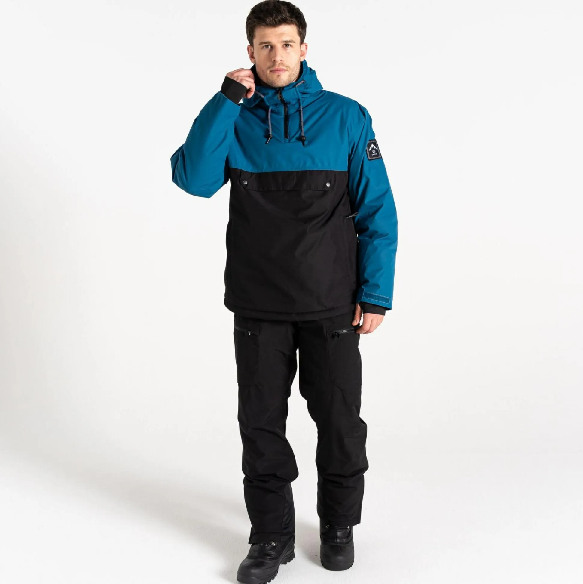 Dare 2b - Men's Freeride Overhead Ski Jacket | Kingfisher Blue Black