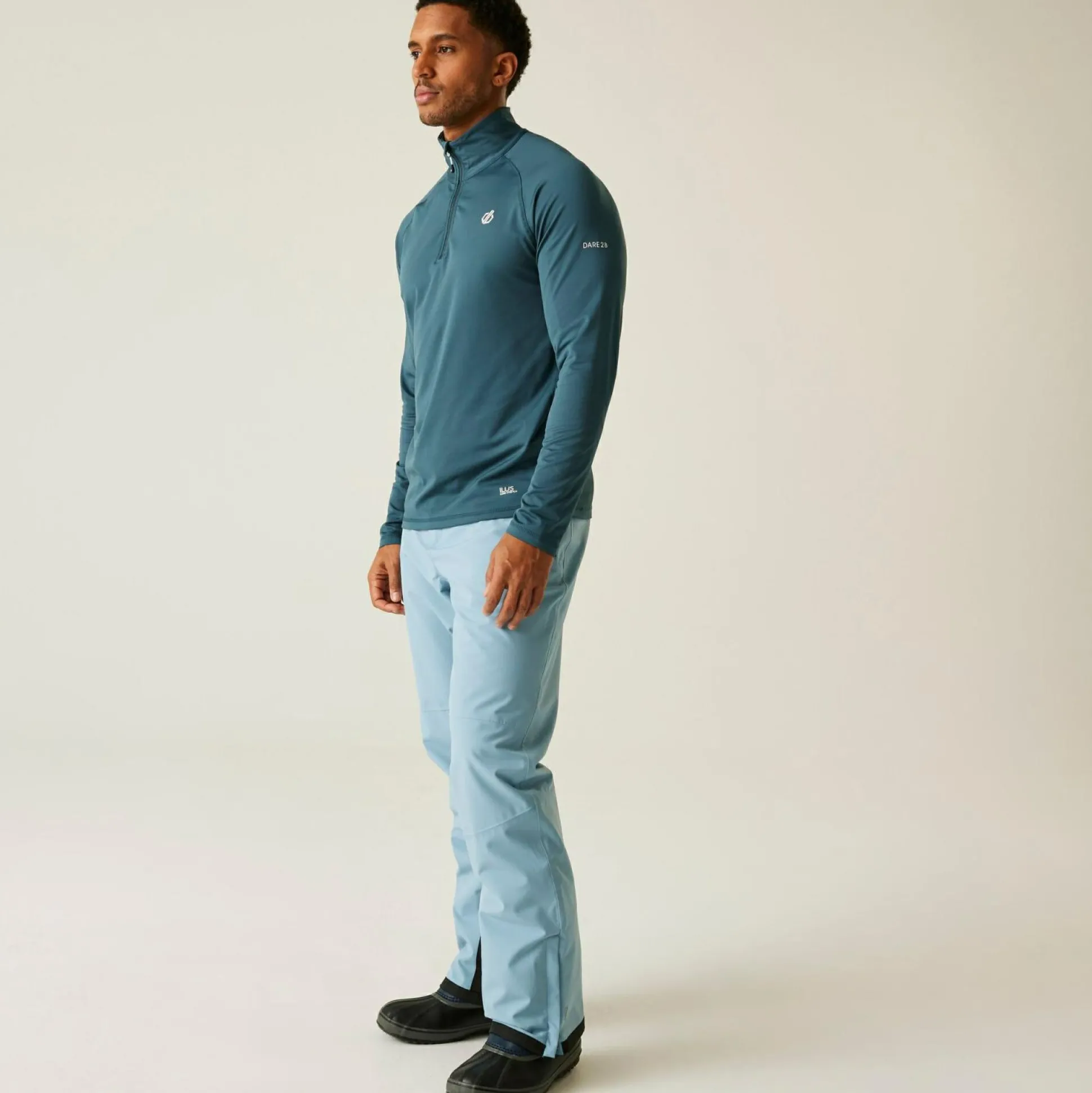 Dare 2b - Men's Fuse Up II Lightweight Core Stretch Midlayer | Orion Grey