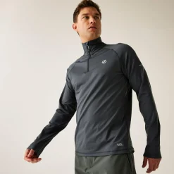 Dare 2b - Men's Fuse Up II Lightweight Core Stretch Midlayer | Ebony Grey