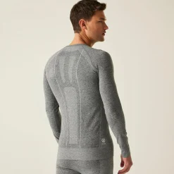 Dare 2b - Men's In The Zone II Long Sleeved Base Layer Top | Charcoal Grey Marl