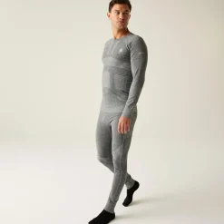 Dare 2b - Men's In The Zone II Long Sleeved Base Layer Top | Charcoal Grey Marl