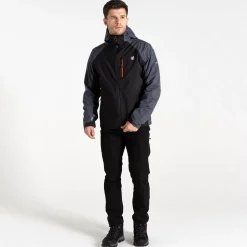 Dare 2b - Men's Mountain Series Waterproof Jacket | Black Ebony Grey