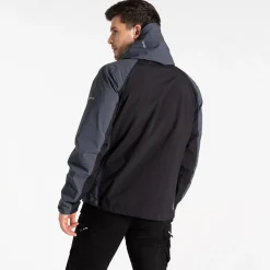Dare 2b - Men's Mountain Series Waterproof Jacket | Black Ebony Grey