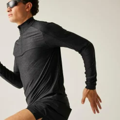 Dare 2b - Men's Power Up II Lightweight Jersey | Black Marl