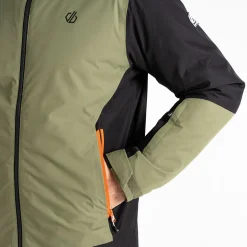 Dare 2b - Men's Precision II Ski Jacket | Black Olivine Green