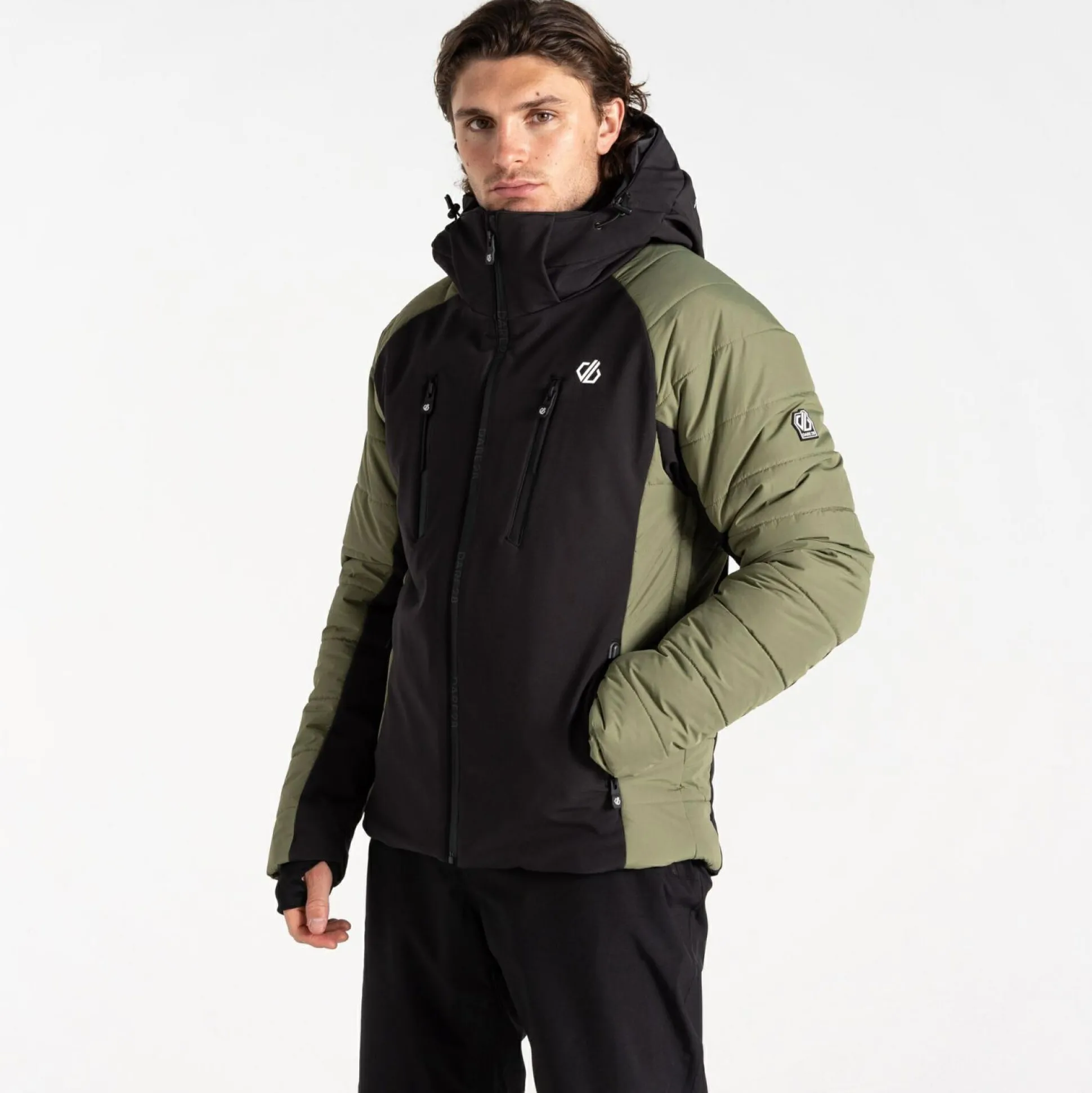 Dare 2b - Men's Speed II Ski Jacket | Olivine Green Black