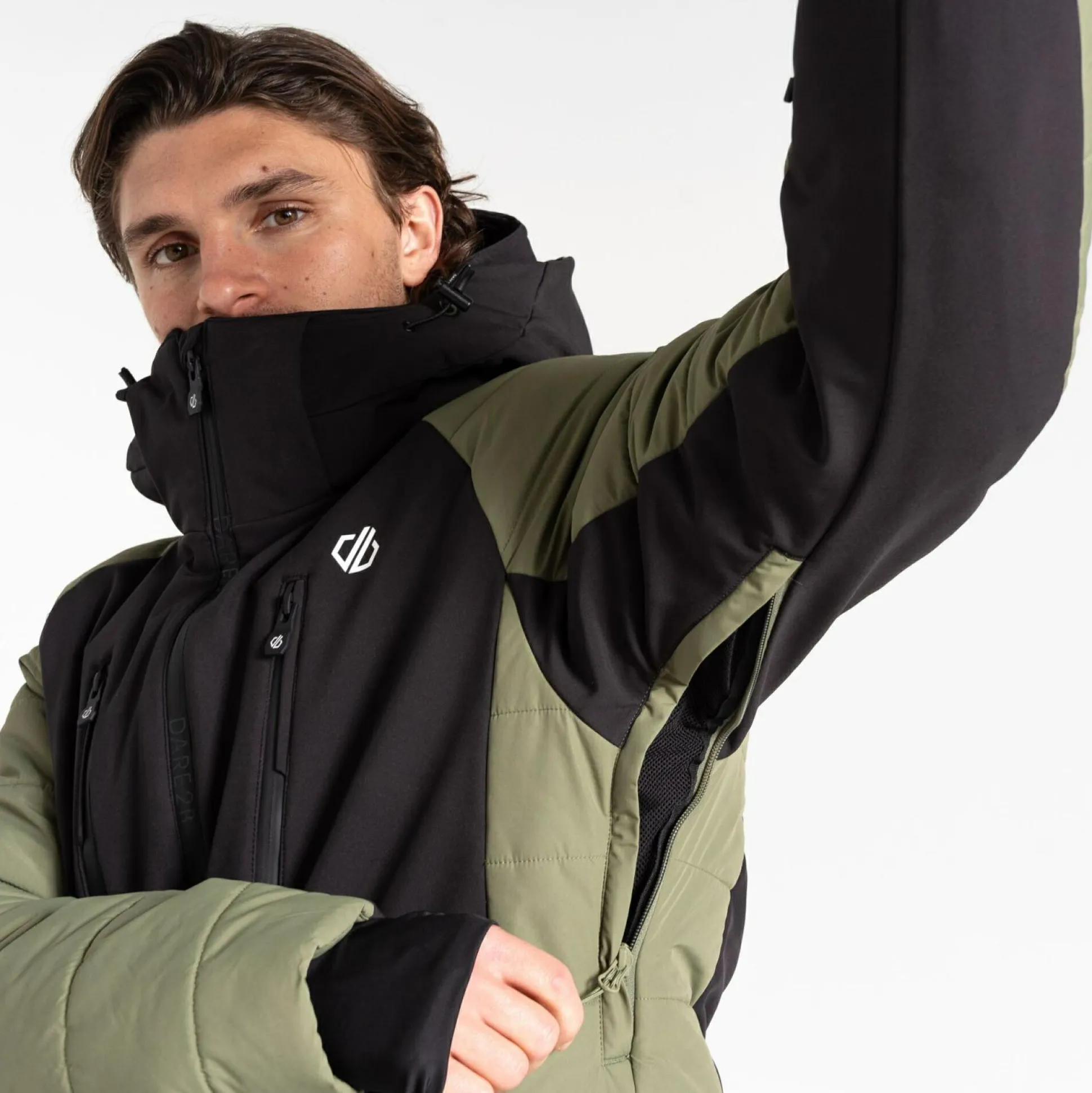 Dare 2b - Men's Speed II Ski Jacket | Olivine Green Black