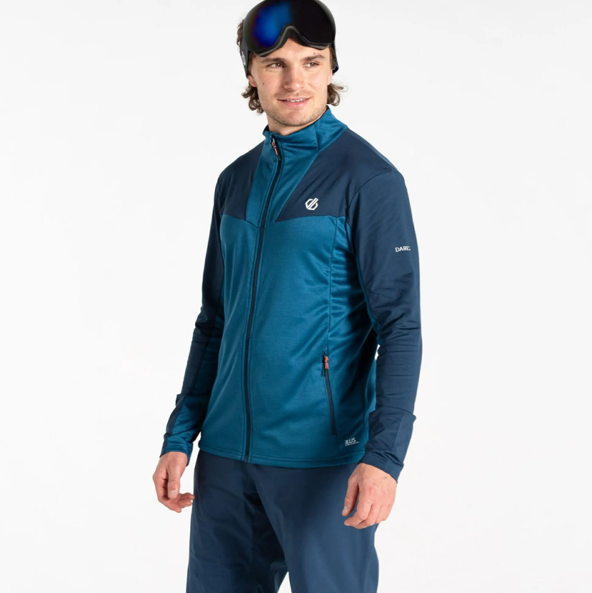 Dare 2b - Men's Substratum II Core Stretch Midlayer | Kingfisher Blue Navy