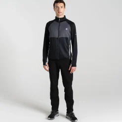 Dare 2b - Men's Substratum II Core Stretch Midlayer | Black Ebony Grey