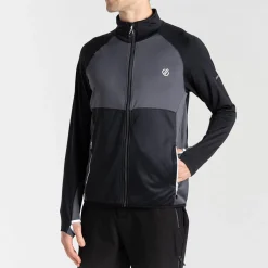 Dare 2b - Men's Substratum II Core Stretch Midlayer | Black Ebony Grey