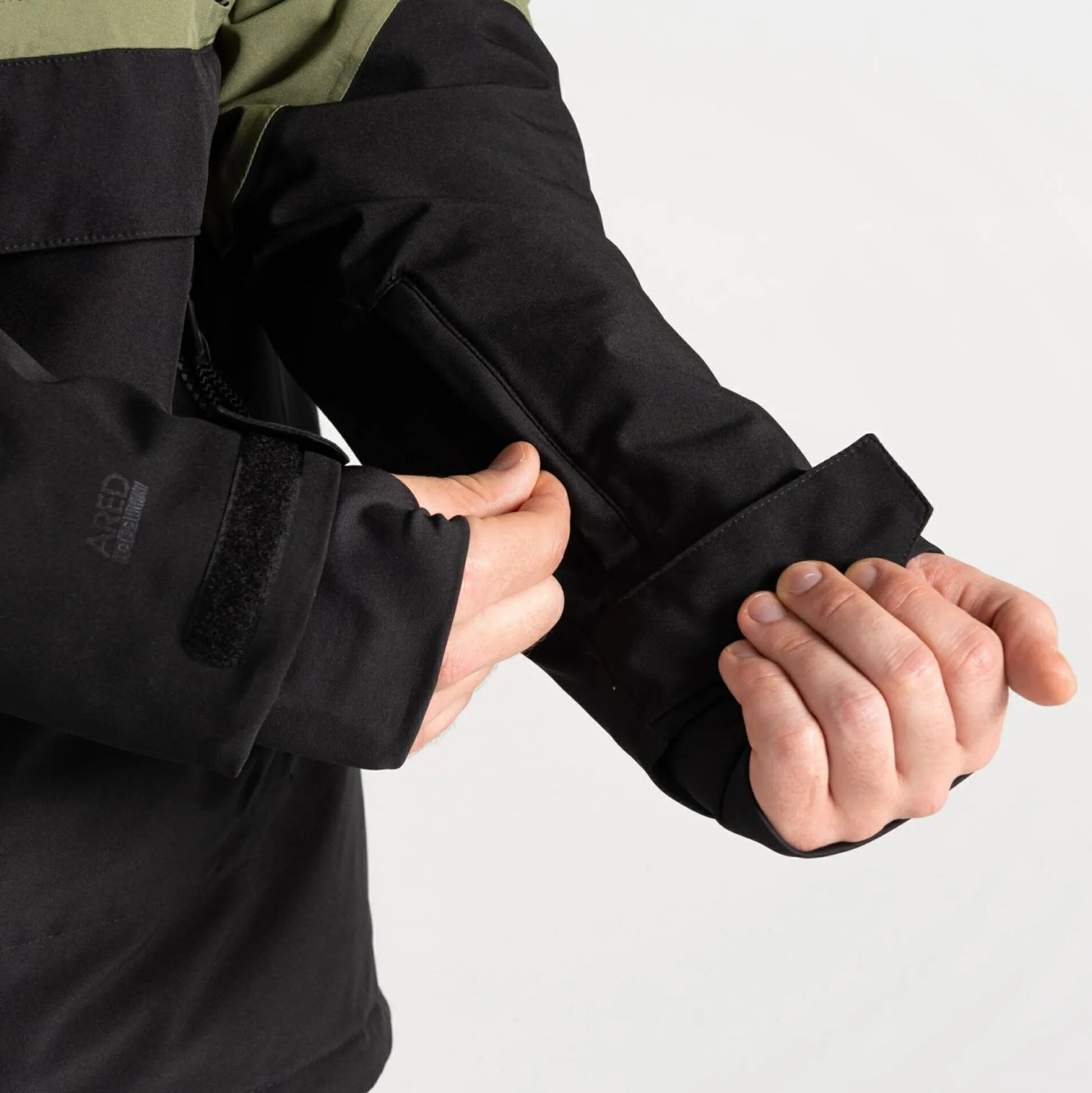 Dare 2b - Men's T-Bar Overhead Ski Jacket | Olivine Green Black
