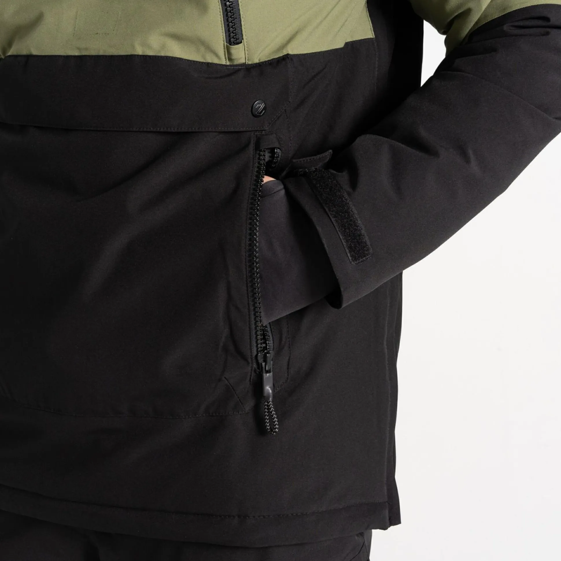 Dare 2b - Men's T-Bar Overhead Ski Jacket | Olivine Green Black
