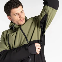 Dare 2b - Men's T-Bar Overhead Ski Jacket | Olivine Green Black