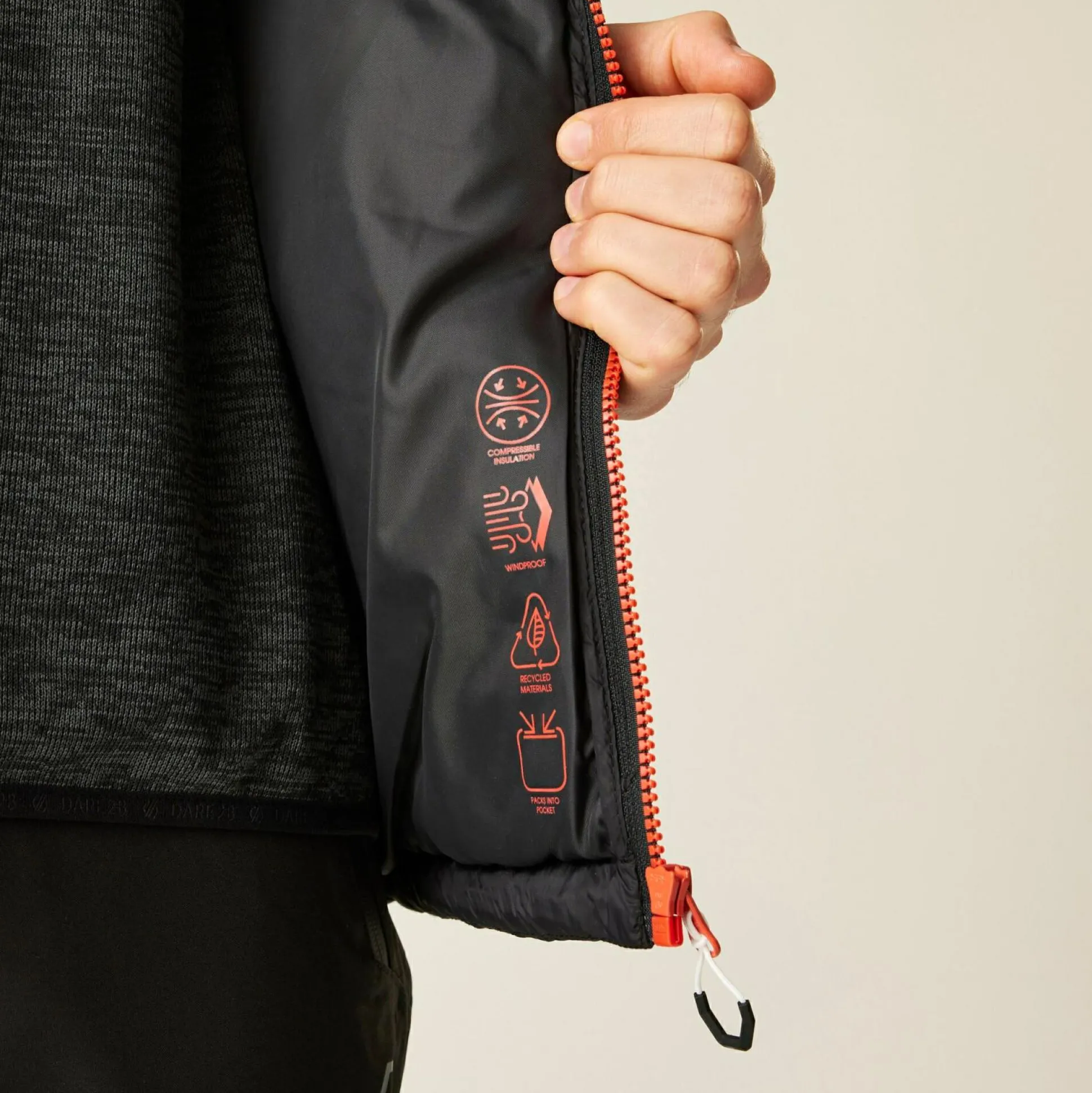 Dare 2b - Men's Torrek Mountain Baffled Jacket | Black