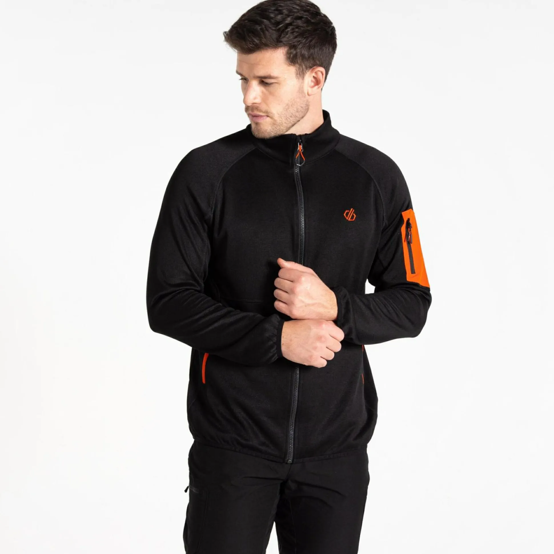 Dare 2b - Men's Torrek Mountain Zip Through Fleece | Black