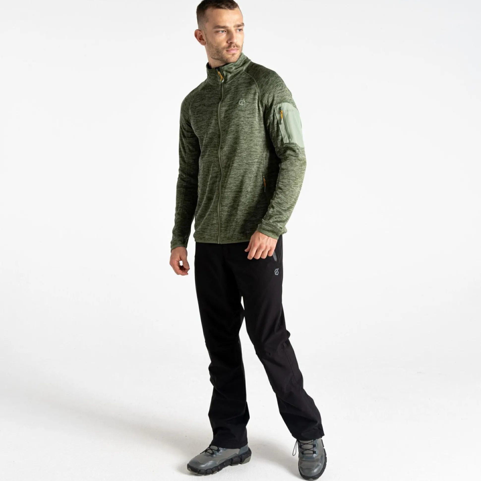 Dare 2b - Men's Torrek Mountain Zip Through Fleece | Olivine Green
