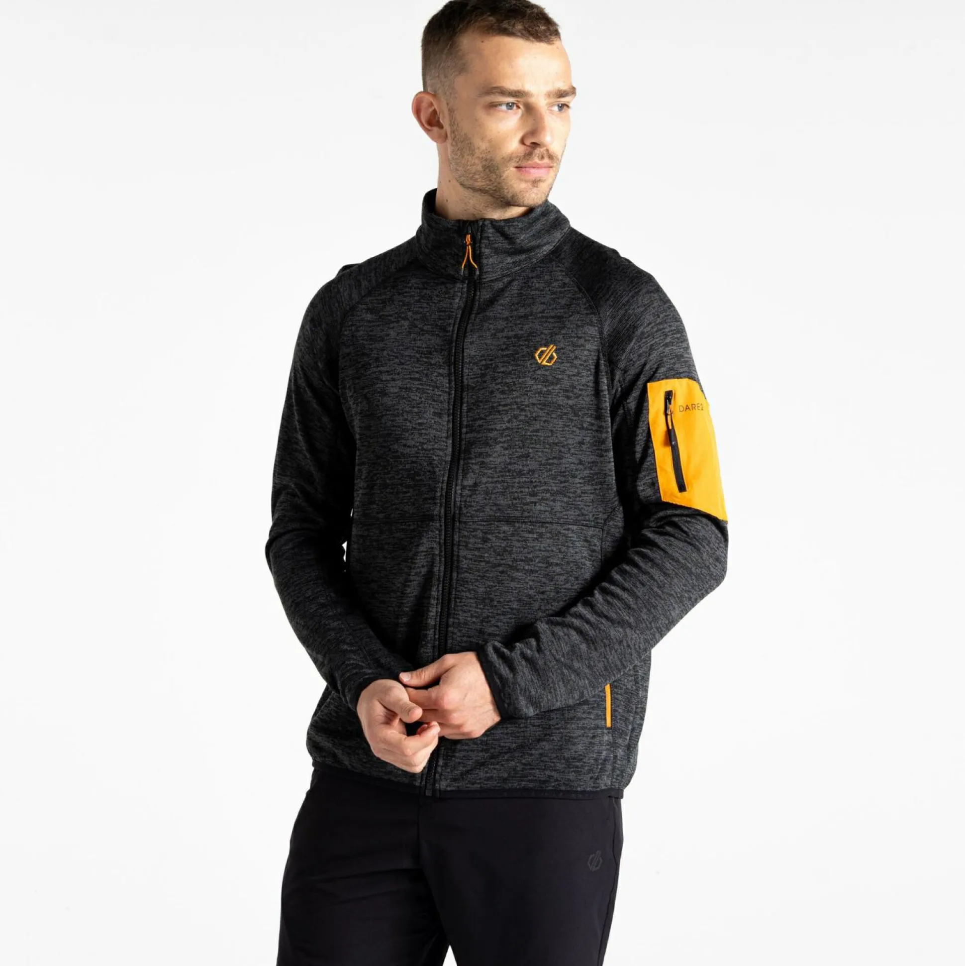 Dare 2b - Men's Torrek Mountain Zip Through Fleece | Black