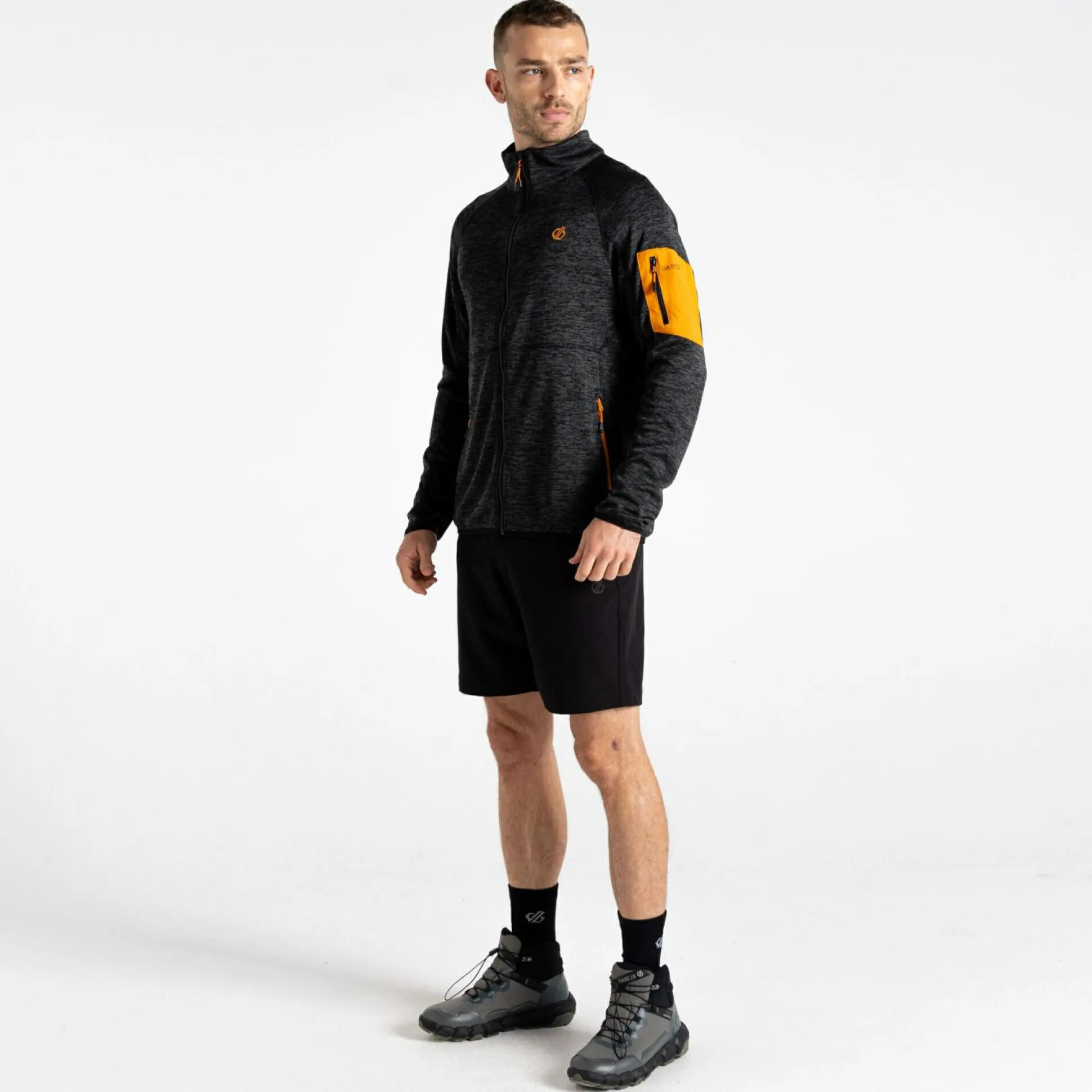 Dare 2b - Men's Torrek Mountain Zip Through Fleece | Black