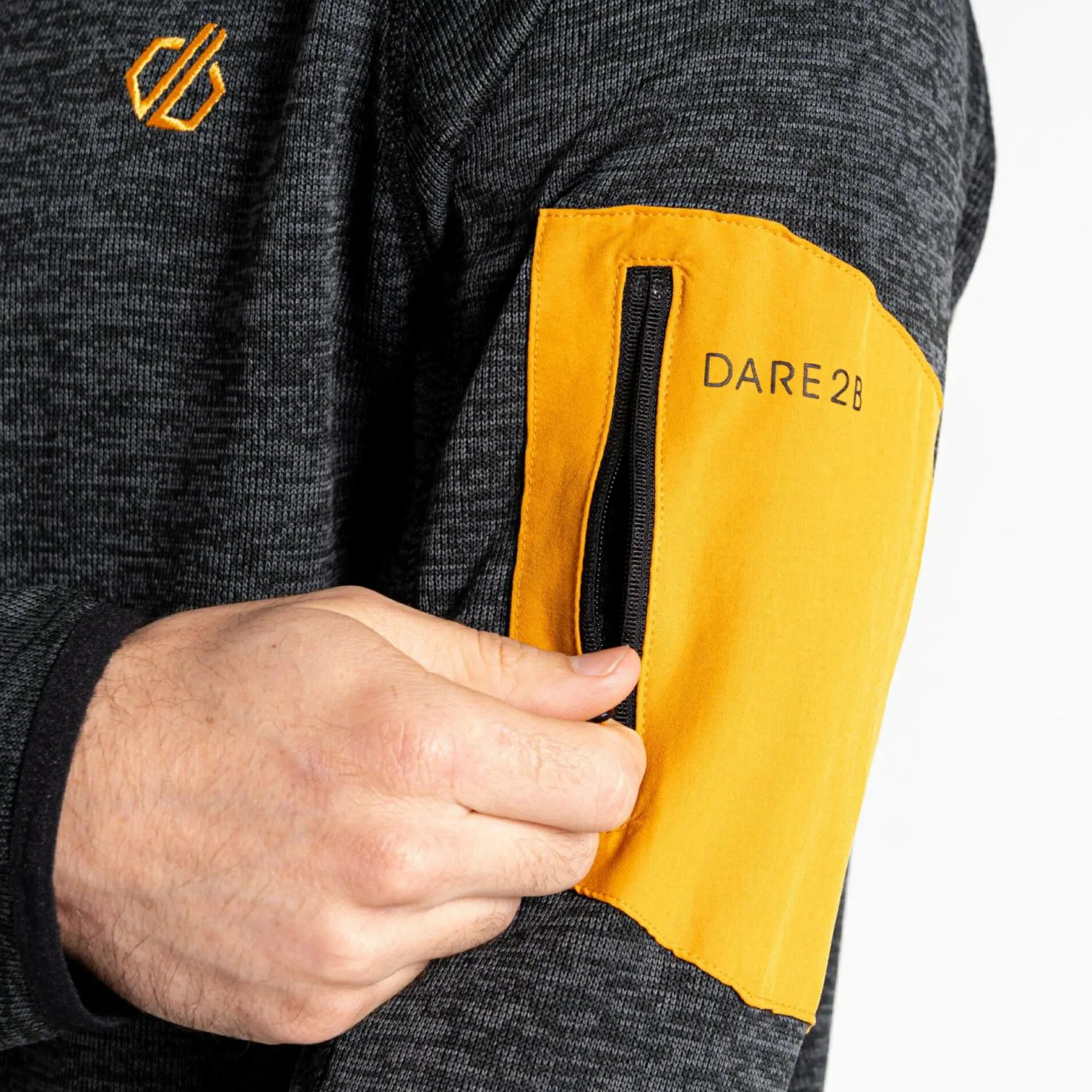 Dare 2b - Men's Torrek Mountain Zip Through Fleece | Black