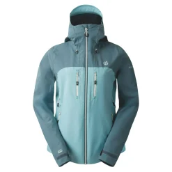 Dare 2b - Women's Diverging Waterproof Jacket | Element Grey & Aquifer