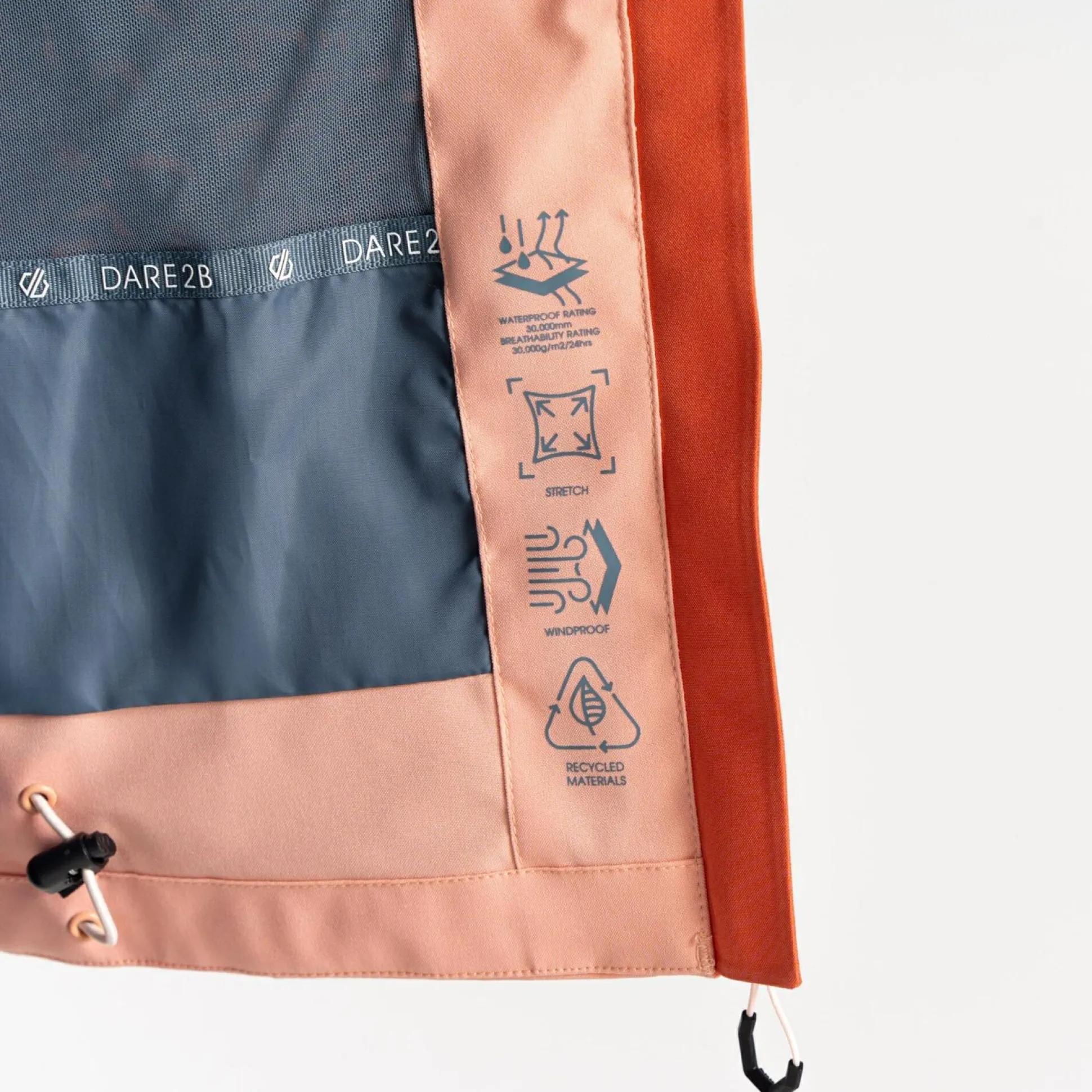 Dare 2b - Women's Diverging Waterproof Jacket | Burnt Sienna