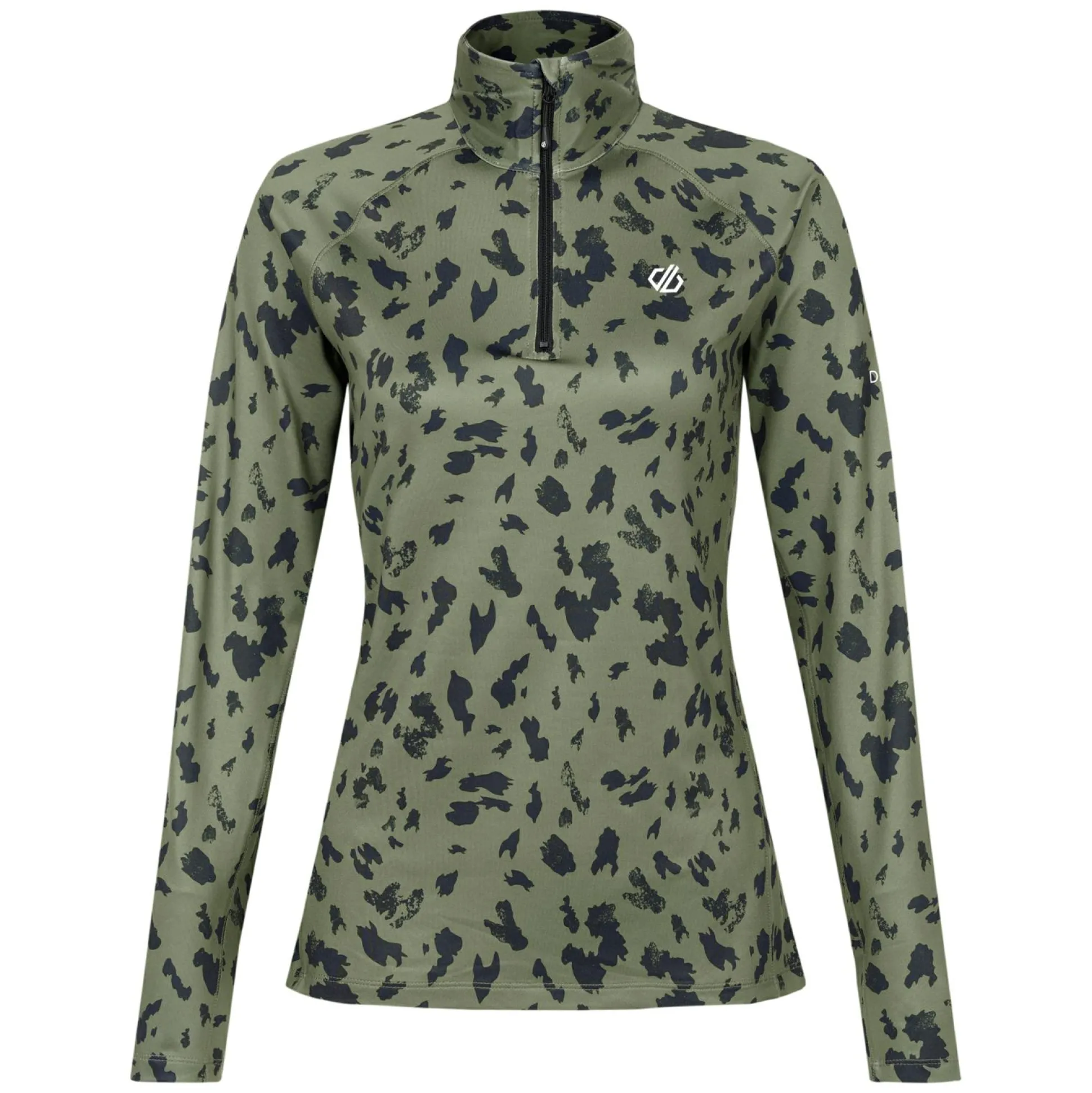Dare 2b - Women's Divulge Lightweight Core Stretch Midlayer | Olivine Green Dash Print
