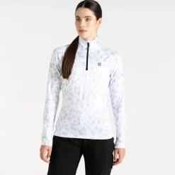 Dare 2b - Women's Divulge Lightweight Core Stretch Midlayer | White Dash Print