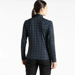 Dare 2b - Women's Divulge Lightweight Core Stretch Midlayer | Black Dogtooth Print