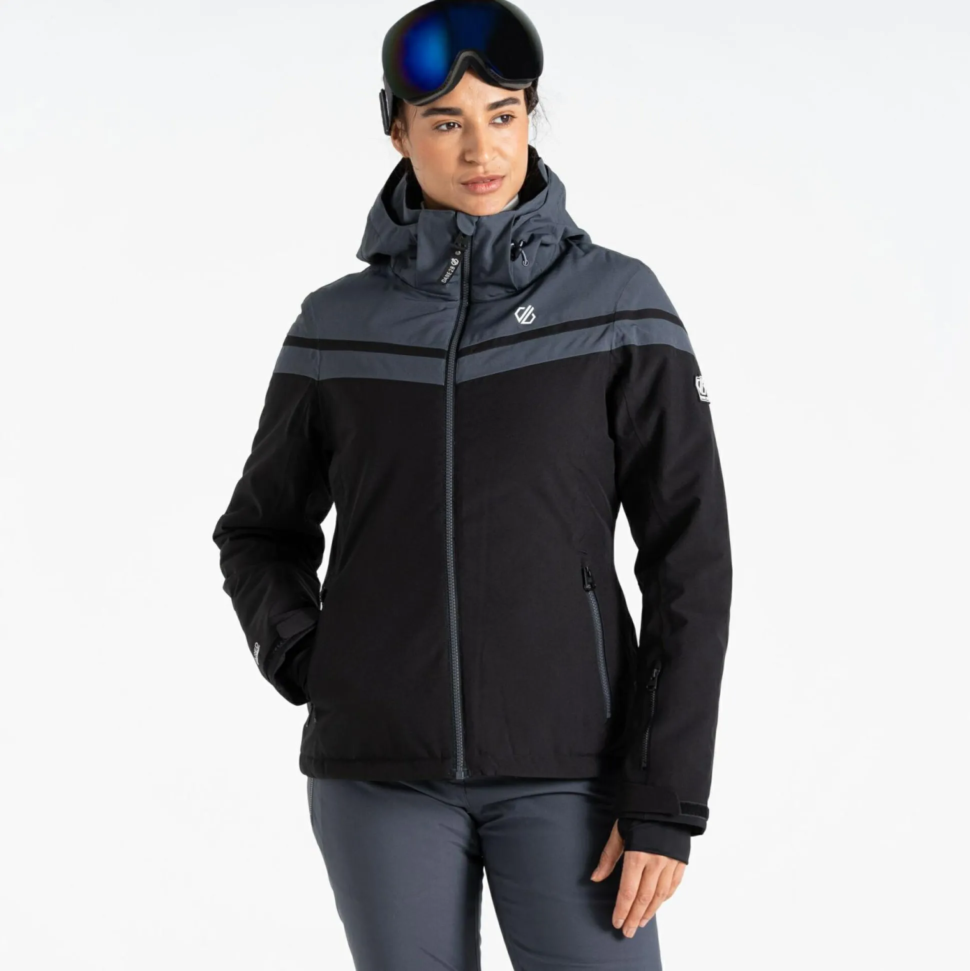 Dare 2b - Women's Flurry Ski Jacket | Black Grey
