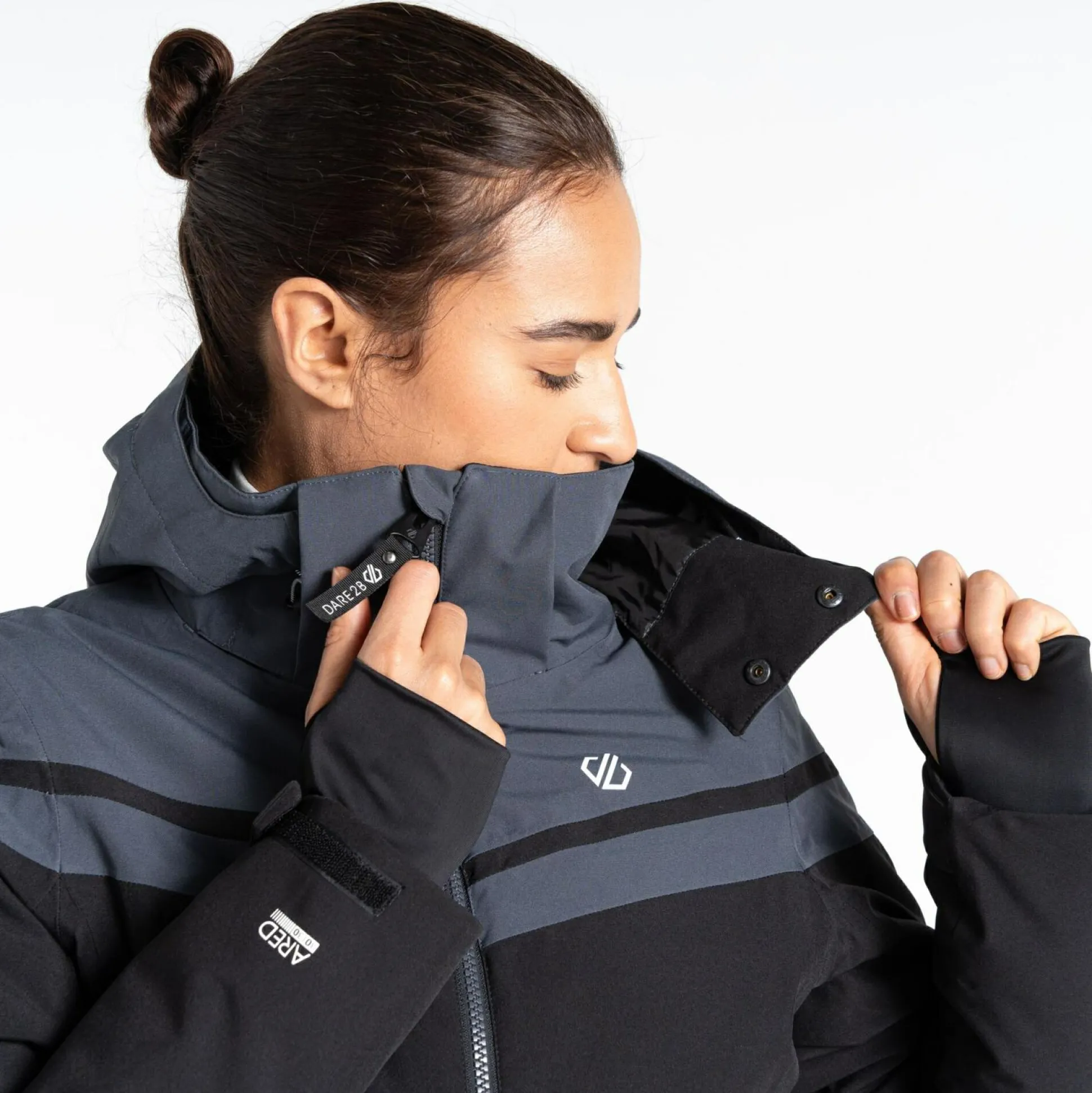 Dare 2b - Women's Flurry Ski Jacket | Black Grey