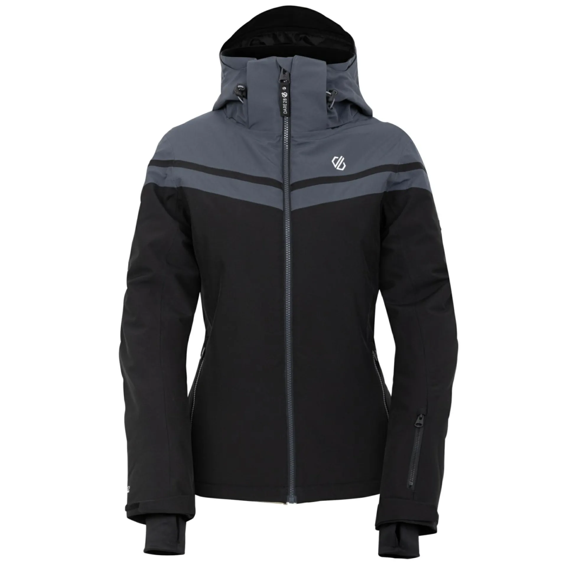 Dare 2b - Women's Flurry Ski Jacket | Black Grey