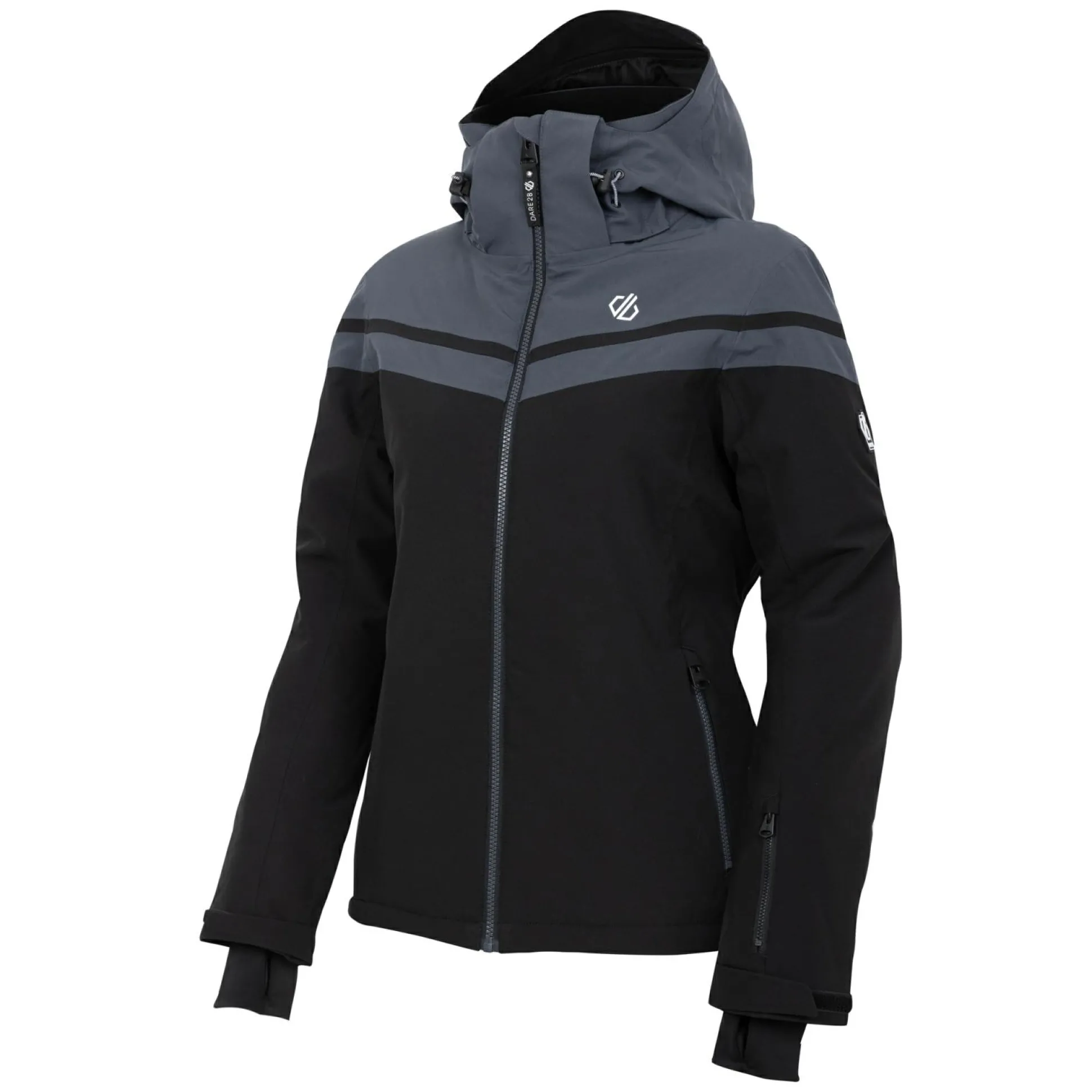 Dare 2b - Women's Flurry Ski Jacket | Black Grey
