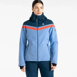 Dare 2b - Women's Flurry Ski Jacket | Hydrangea Blue Red